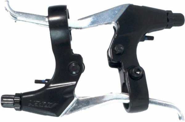 Тормозные ручки V-brake, алюминиевые, черно-серые ARTEK 483D